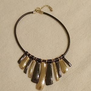 Black and gold necklace